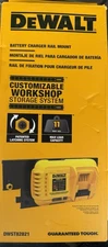 DeWalt DWST82821 Battery Charger Rail Mount Holder  Tool Storage System(D71)