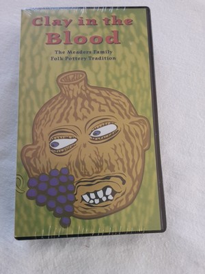 1996.  Rare  VHS.  new In Box.   ''Clay In The Blood''   The Meaders Family   Folk