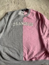 Los Angeles Daisy Street, half pink half grey jumper - size 14