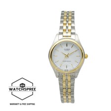 Casio Ladies' Standard Analog S.Steel Band Watch LTP1129G-7A LTP-1129G-7A
