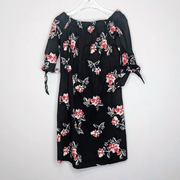 le chateau off the shoulder dress Off-The-Shoulder Floral Dress