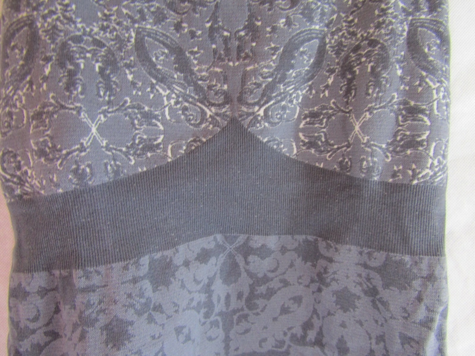 NUX Equilibrium Gray Abstract Pattern Racerback F… - image 4