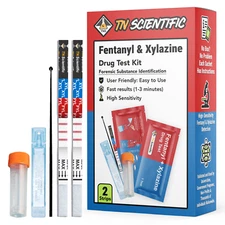 TN Scientific FYL & XYL Drug Test Strip Kit 2 Pack Powder, Liquid, & Urinalysis
