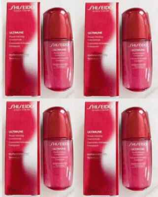 4X Shiseido Ultimune Power Infusing Concentrate 0.33oz 10ml/ea NIB 3/2026 $100 V