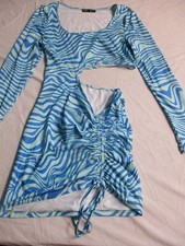 Womens shein blue dress sz 6