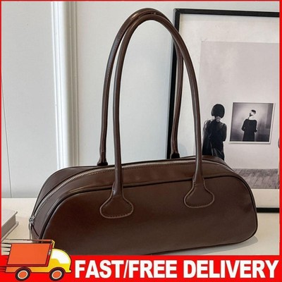 Retro-Pendeltasche für Damen, großes Fassungsvermögen, schickes PU-Leder, Hobo-T