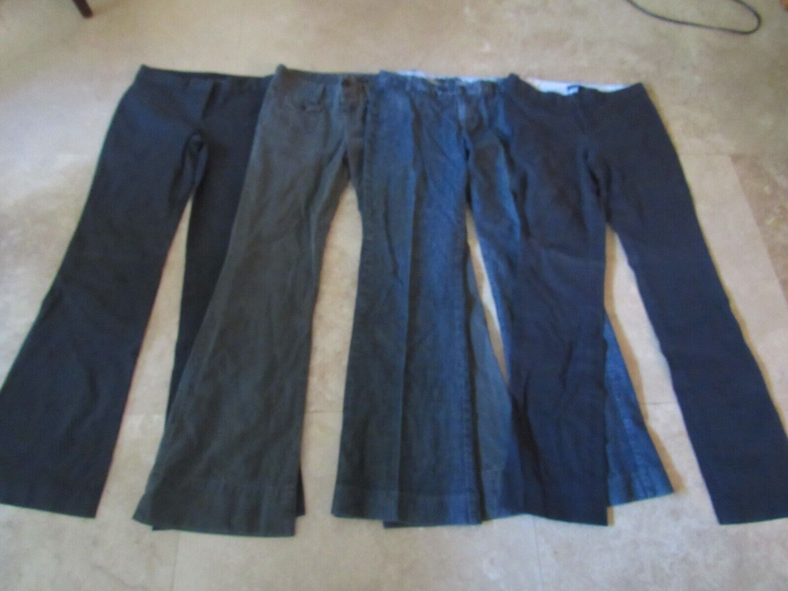 Lot 4 womens size 4L pants long Choice Gap Lucky National products Express