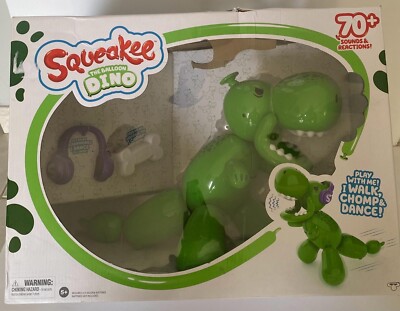 Squeakee The Balloon Dino | Interactive Dinosaur Pet Toy That Stomps & Roars NIB