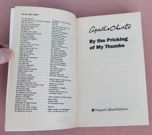 By the Pricking of My Thumbs by Agatha Christie, Paperback, 2001 - Picture 3 of 15