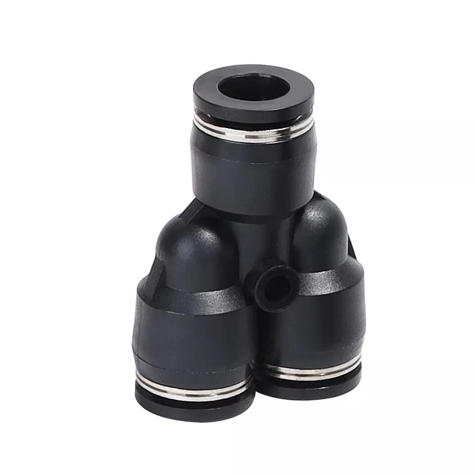 Push to Connect Fittings Fits 1/4'' Nylon Air Quick Release Pneumatic Connectors - Image 3 of 4