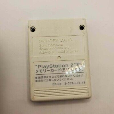 Sony Playstation 2 PS2 Official OEM MagicGate 8mb Memory Card Genuine  SCPH-10020