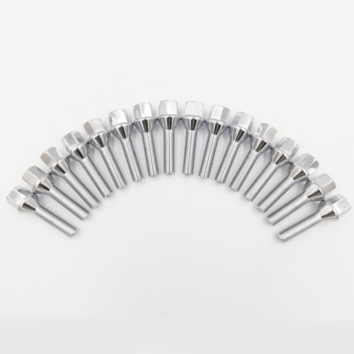 16x M12x1,5, verlängerte Radschrauben 39mm Gewinde für BMW E12 E28 E34 E39 E60 E61