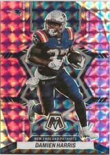 2022 Panini Mosaic Damien Harris Pink Prizm SP Buffalo Bills