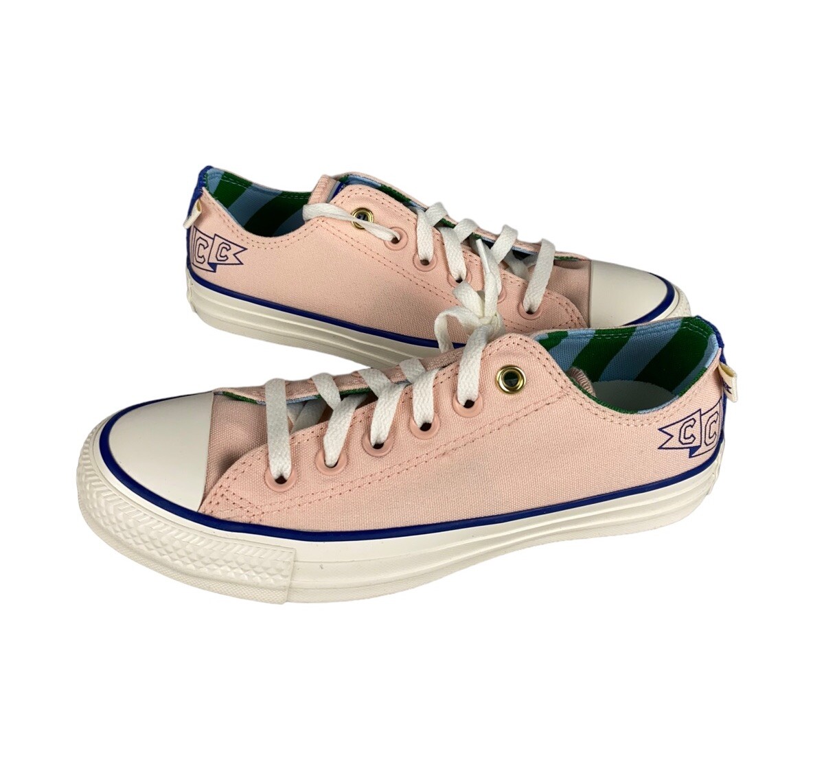 NEW Converse Chuck Taylor All Star Ox Prep Peach Pink Shoes Womens