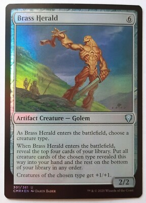 MTG Commander Legends BRASS HERALD 301/361 U FOIL M/NM