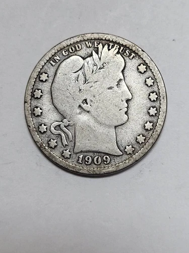 1909 S Barber Quarter  FULL LIBERTY !!!