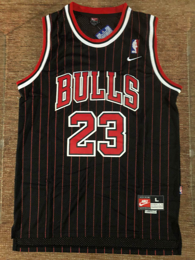 black and red pinstripe jordan jersey