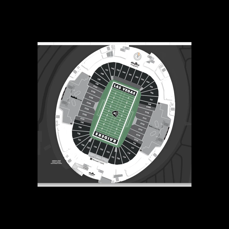 2 Tix + Parking LV Raiders vs Denver Broncos at Allegiant 12/7/2025 @ 1:05pm - Image 3 of 4