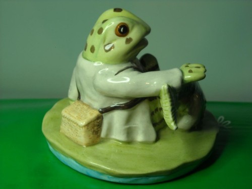 John Beswick JEREMY FISHER CATCHES A FISH Figurine 2nd Version BP10a + Box + COA - Picture 5 of 11