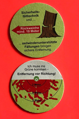 Werbe-Bierdeckel - Coaster , Sicherheitsfälltechnik #4081#