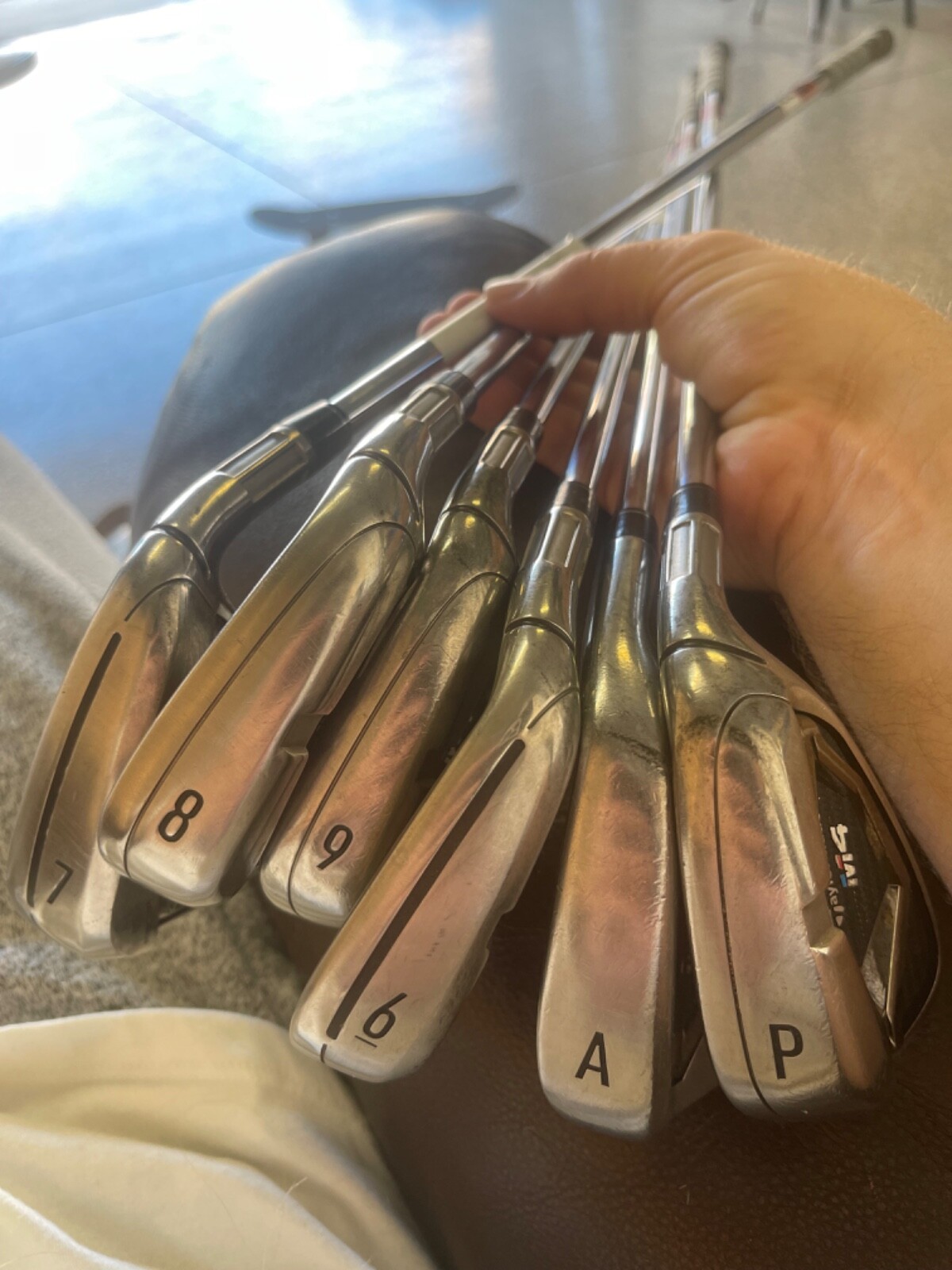 Used TaylorMade M4 2018 Iron Set6PW, AW Iron Set Men Right HandShaft