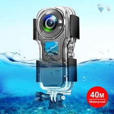 40m Waterproof Diving Case Cover Shell Underwater For Insta360 One RS 1-Inch 360