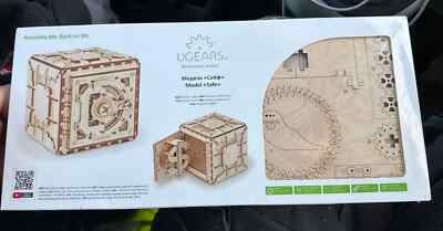 UGEARS DIY BRAND NEW & SEALED SAFE BOX MECHANICAL WOODEN MODEL KIT 3D PUZZLE