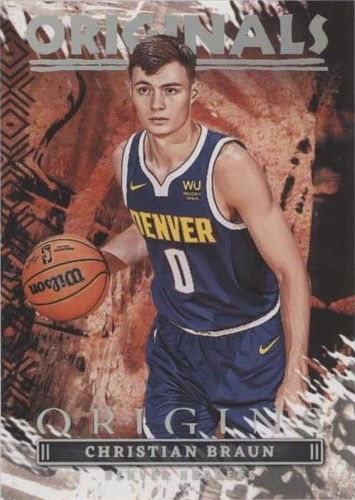 2022-23 Christian Braun Rookie Patch Auto /99 Panini Obsidian RC 