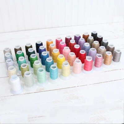 WOOLY NYLON THREAD SERGER SEWING STRETCHY 1000M #200 WOOLLY 50 COLORS -THREADART