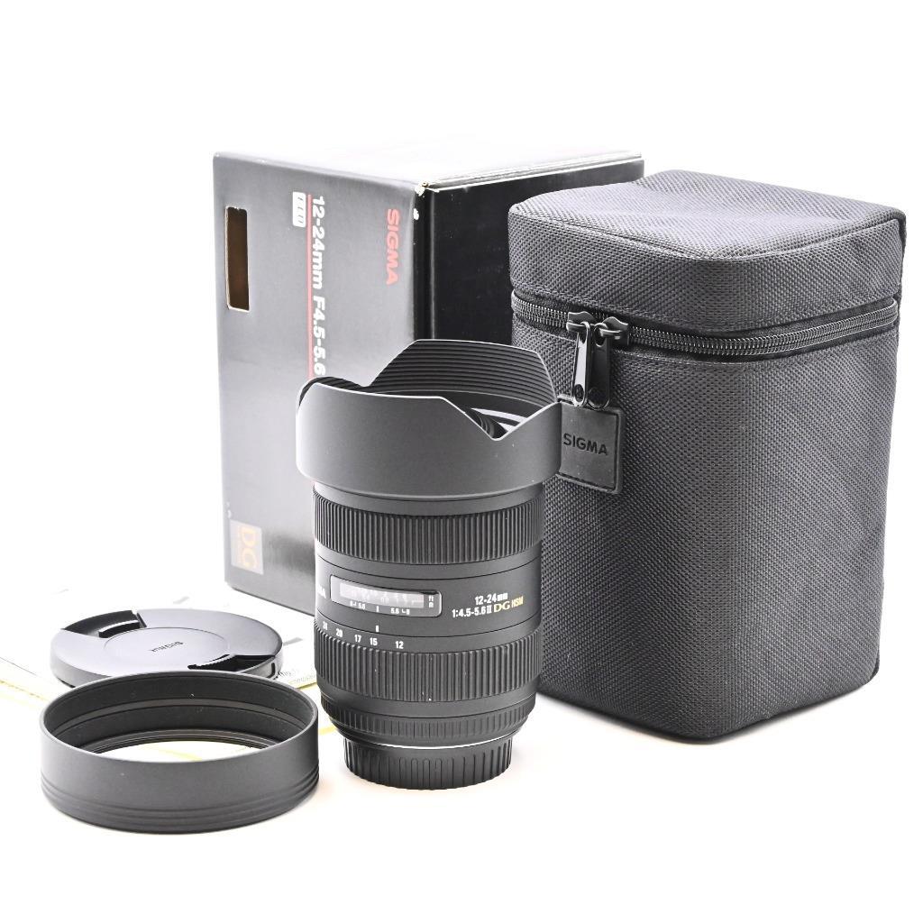 SIGMA 12-24mm 4.5-5.6Ⅱ DG HSM EF Amazon.com : Sigma 12-24mm f/4.5-5.6 AF II DG HSM Lens for