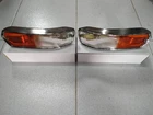 BMW E10 turn signals L+R Euro Italian clear-amber !NEW! 63138454118 63138454119
