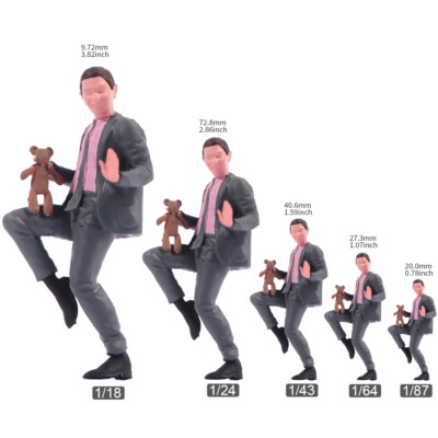 【希少】dancing man アメリカホビー 1/18 1/24 1/43 1/64 Funny Uncle Man Dance Miniatures Figure For