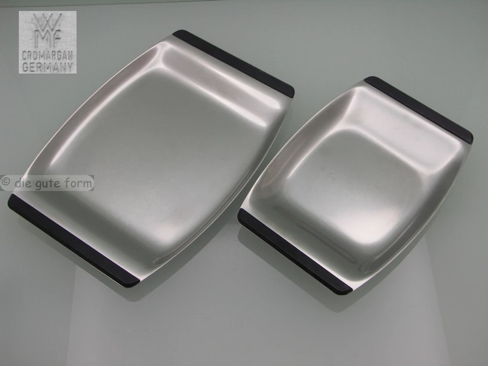 WMF Cromargan - - - 2x feine DESIGN SCHALE / TABLETT - sehen klasse aus! - - - - Bild 2 von 4
