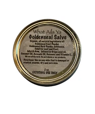 Goldenseal Salve - 2 oz tin, " What Ails Ya "  Free Shipping USA