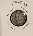 1944-D Mercury Dime 10C Denver Silver Circulated US Coin