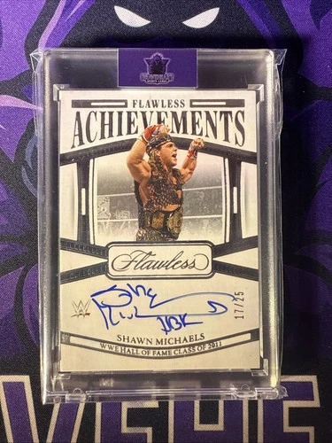 2024 Panini Flawless WWE Shawn Michaels Flawless Achievements #17/25