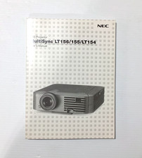 Replacement User's Manual for LCD Projector - Multisync LT156/155/LT154 - Used