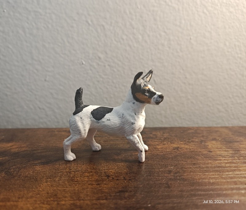 Custom Breyer Companion Animal 1505 w/resculpted ears - Russell to Rat Terrier