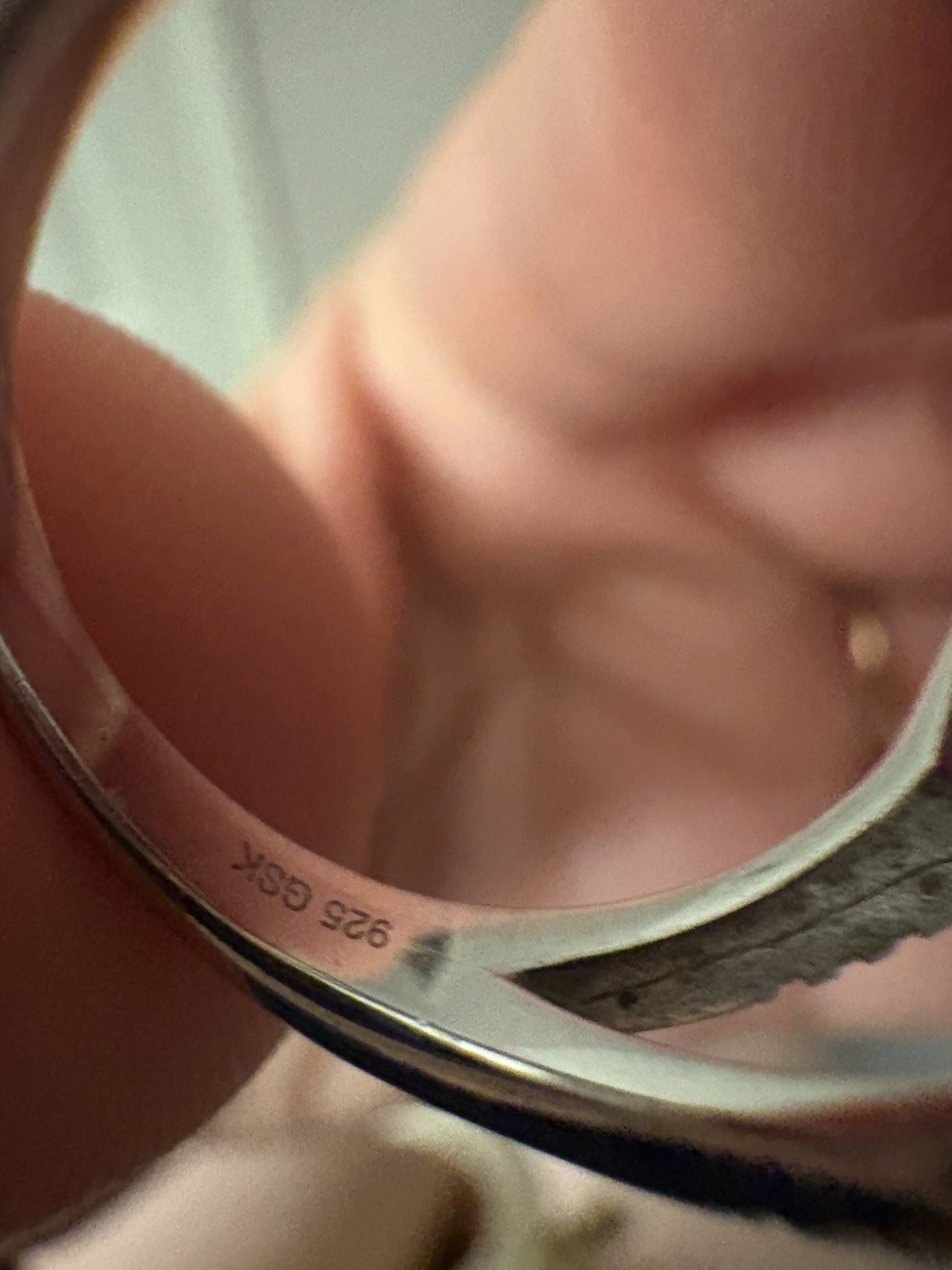 925 Sterling Silver Oval Ruby Ring (lab created) - image 4