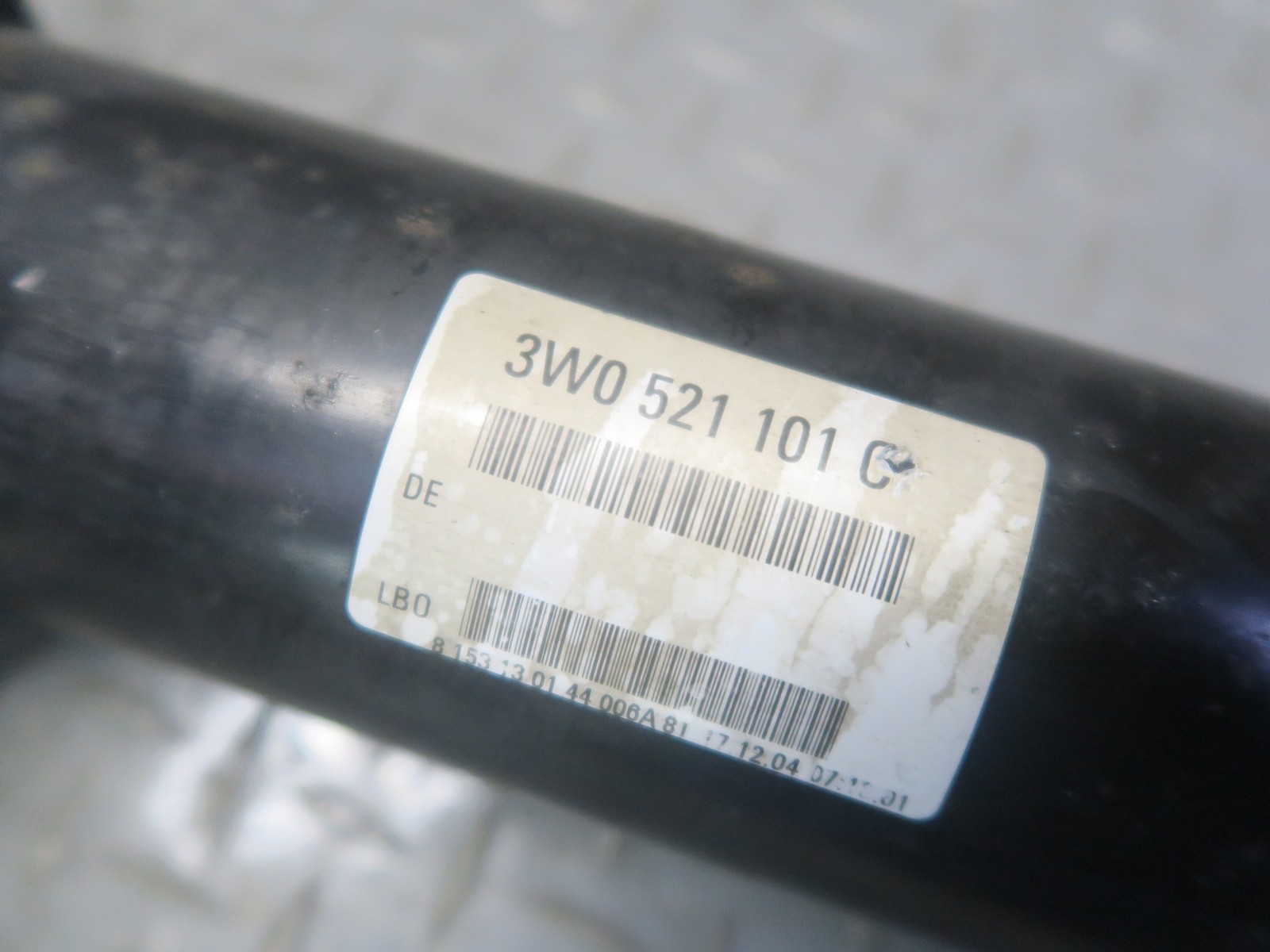 Bentley Continental GT 2003-2010 Rear Driveshaft P/N 3W0521101C