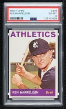 1964 Topps Ken Harrelson #419 PSA 6 q2s