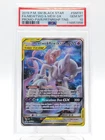 MEWTWO & MEW GX 2019 SM BLACK STAR PROMO #SM191 FULL ART TAG TEAM PSA 10 Q0895