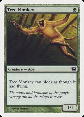 1x Tree Monkey - LP - 8th/9th Edition - SPARROW MAGIC - mtg