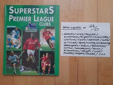 'SUPERSTARS OF PREMIER LEAGUE CLUBS 1995' HAND-SIGNED x64 (CANTONA, SHEARER +++