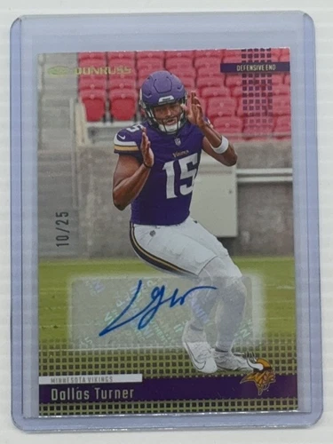 2024 Donruss Dallas Turner 1994 Rated Rookie Retro Auto RC #10/25 Vikings