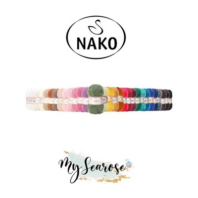 5 x 100 g NAKO Paris Handstrickgarn Mischgarn