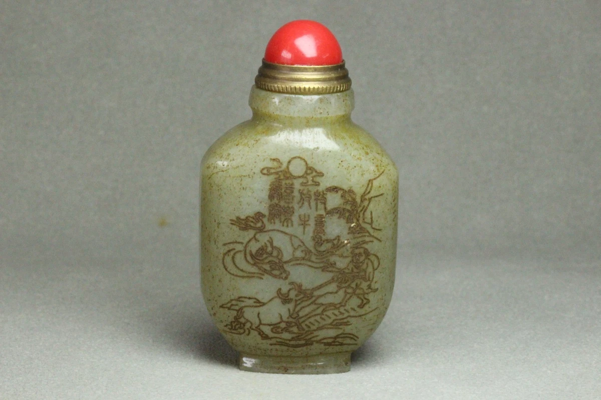 翡翠古董中国鼻烟壶| eBay