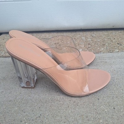 Torta Caliente 8.5 High Heel Shoe Clear Karmen 