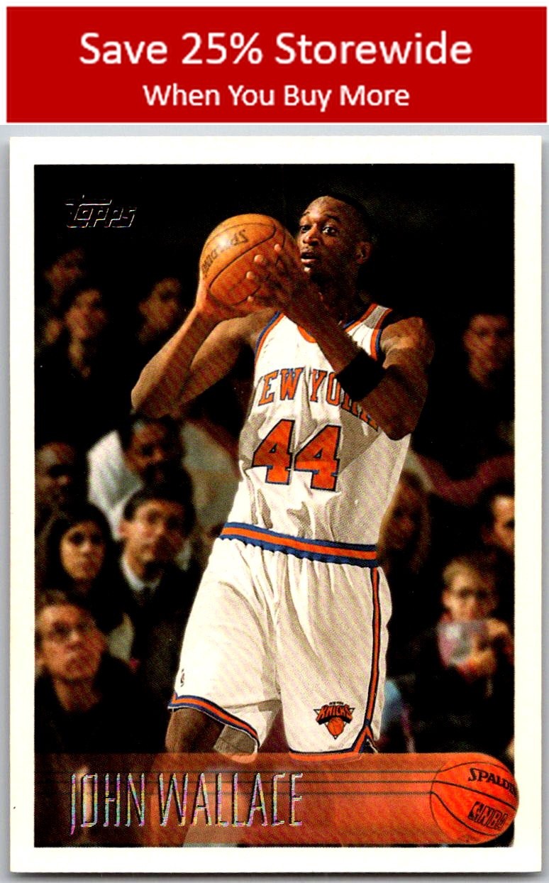 John Wallace RC 1996-97 Topps #189 New York Knicks