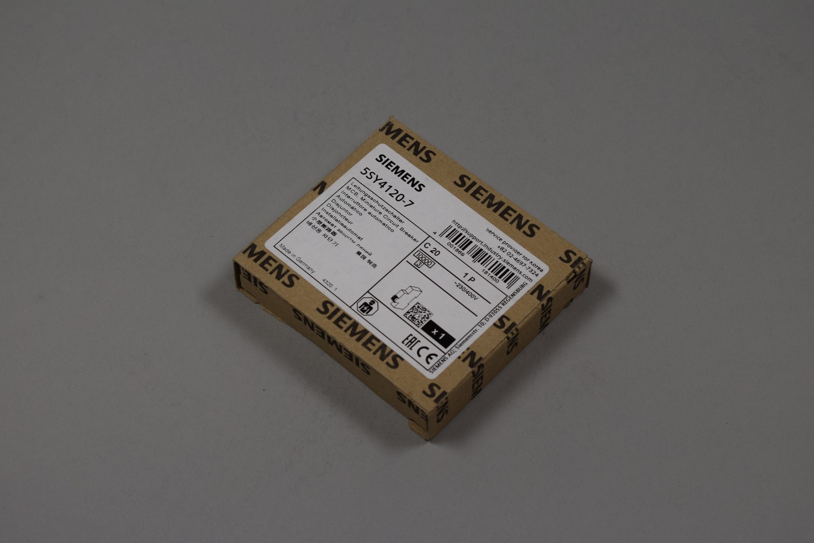 Siemens Clair 5Sy41207 5Sy4120-7 Disjoncteur 20 A 230 V, 400 V - Image 2